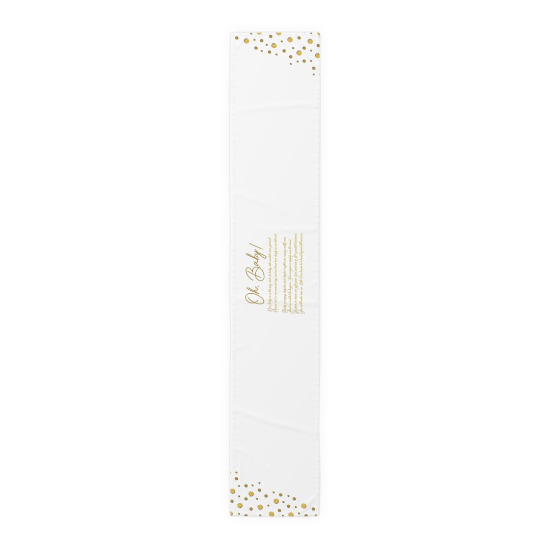 Oh, Baby Table Runner - No Personalization