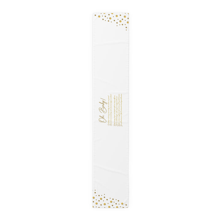 Oh, Baby Table Runner - No Personalization