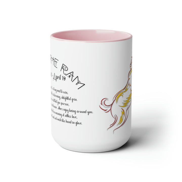 Written in the Stars Two-Tone Coffee Mugs - 15oz - Aries
