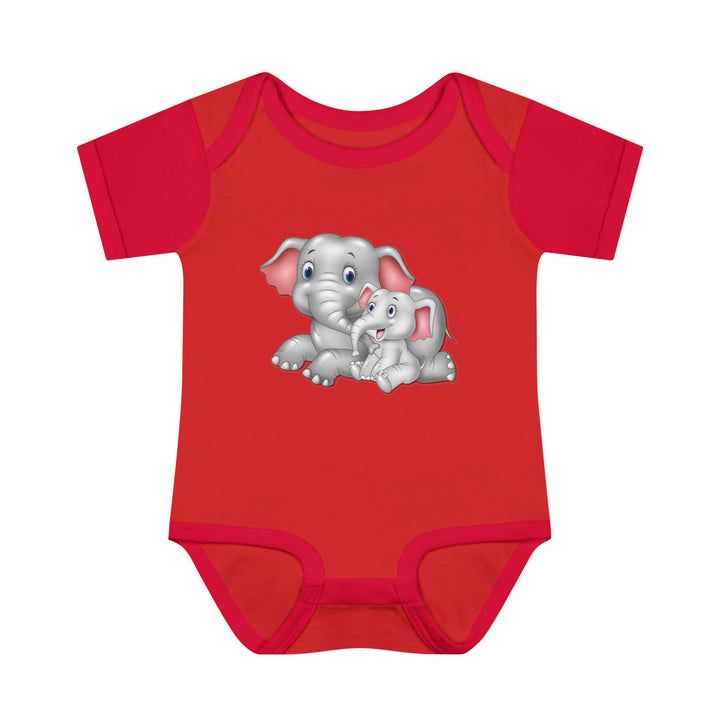 Baby Steps "It's a Girl" Acrostic Poem Bodysuit - Mommy & Baby Elephant