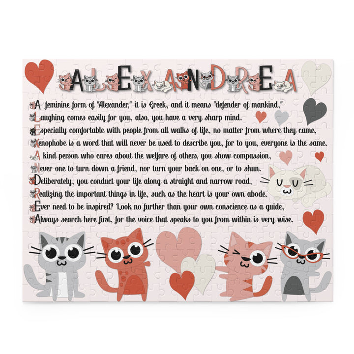 Namesakes, Acrostic Puzzle - Kitty Design