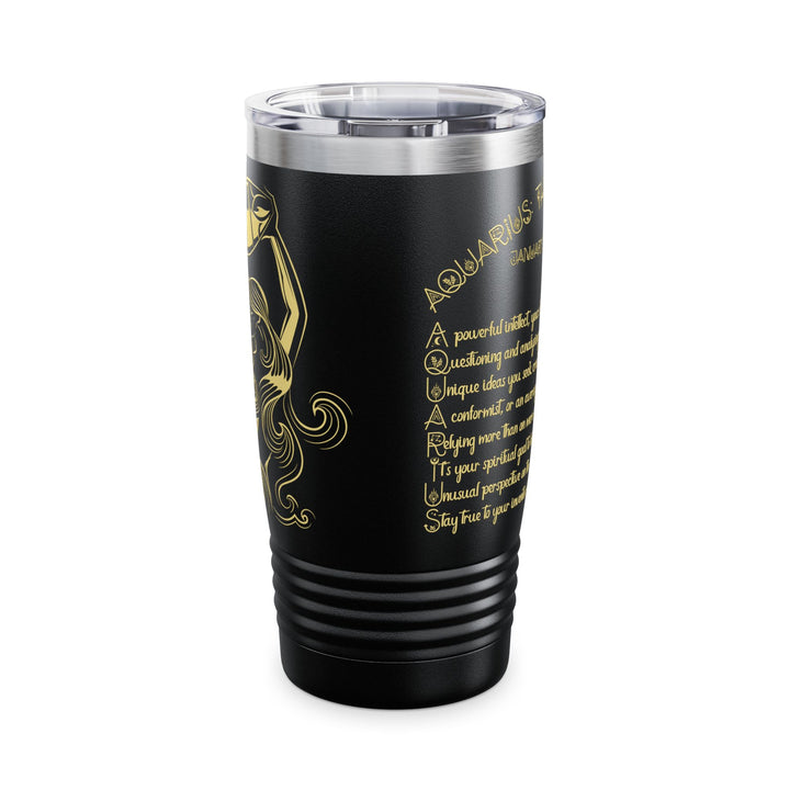 Aquarius Acrostic Poem Ringneck Tumbler - 20oz