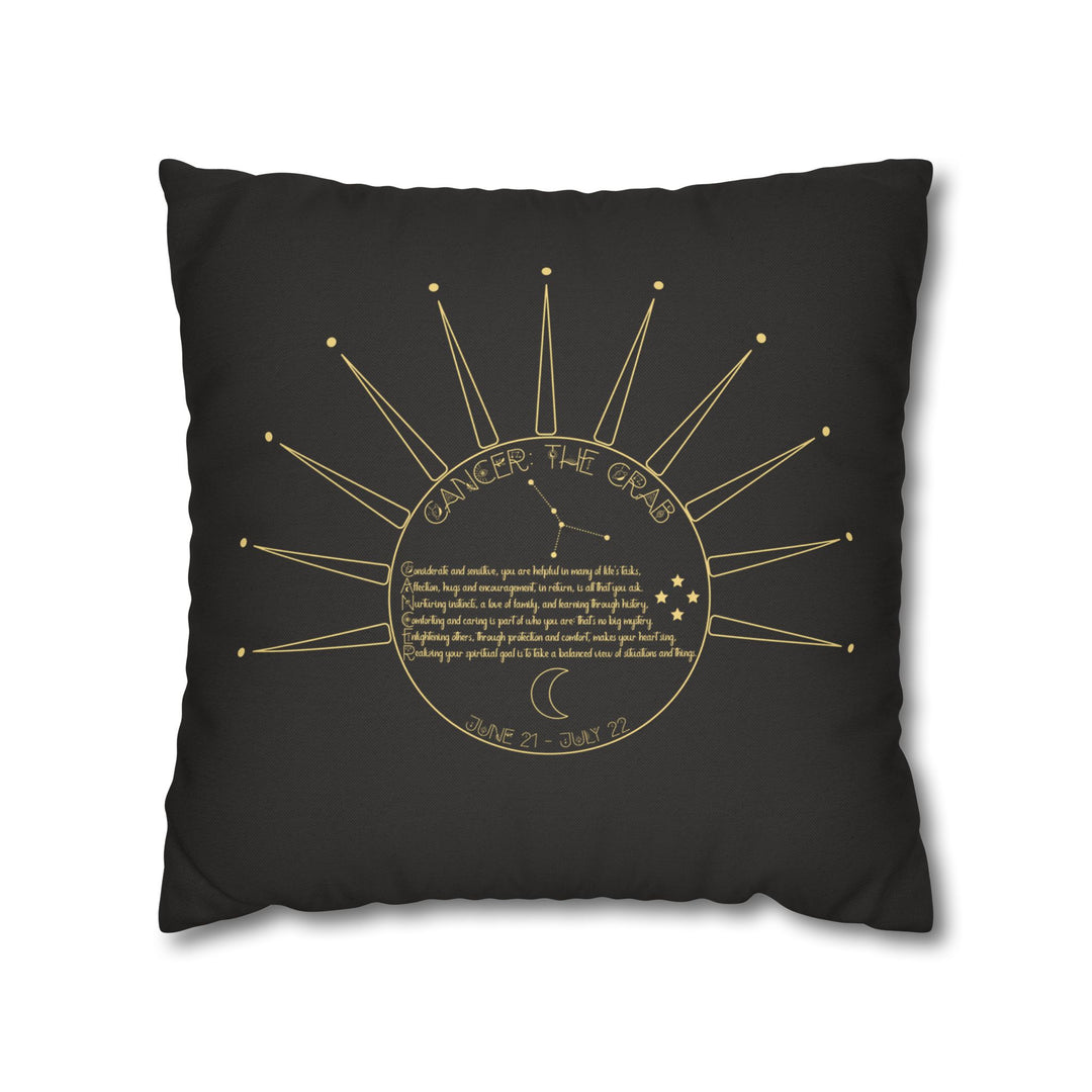 Cancer Acrostic Poem Pillow Cover