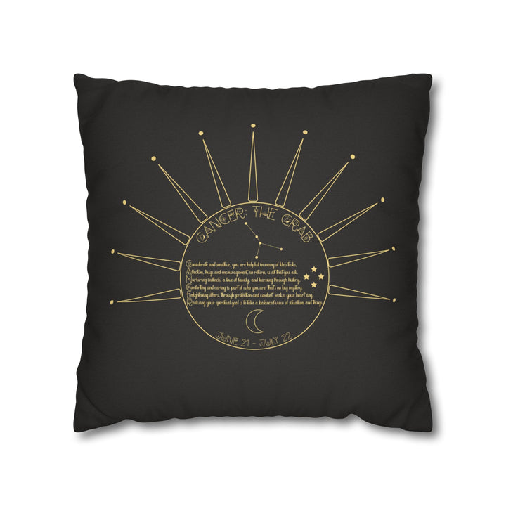 Cancer Acrostic Poem Pillow Cover