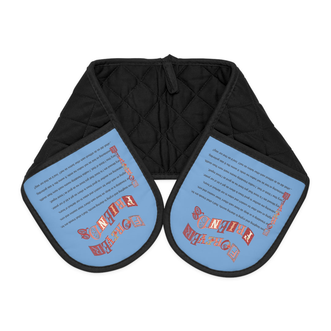 Forever Friends Acrostic Poem Oven Mitts