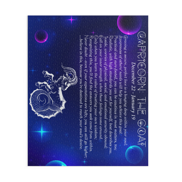Capricorn Acrostic Poem Puzzle
