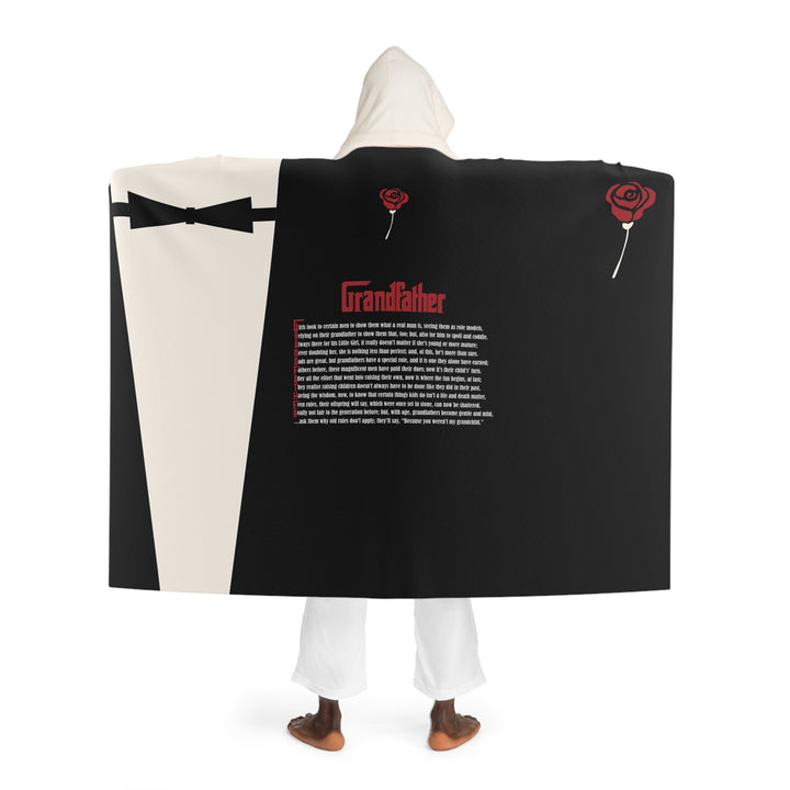 It's Just a Phrase Hooded Sherpa Fleece Blanket - Grandfather