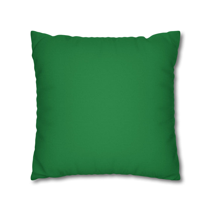 "Believe" Acrostic Poem Pillow Cover from "Learn, Lead, Believe" Collection - Green