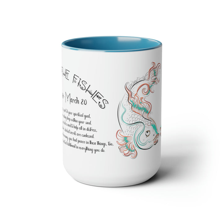 Written in the Stars Two-Tone Coffee Mugs - 15oz - Pisces
