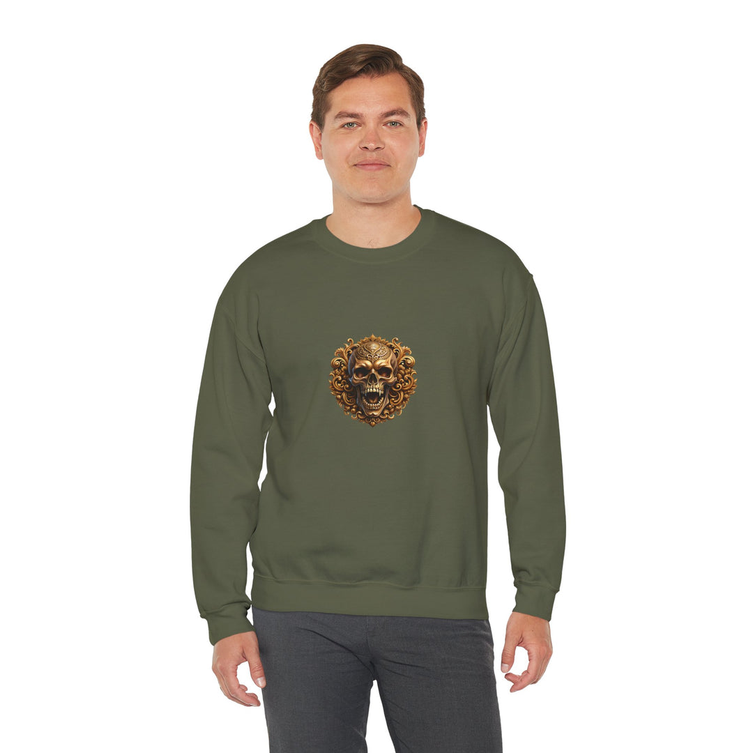 Happy Halloween Acrostic Poem Sweatshirt - Skull