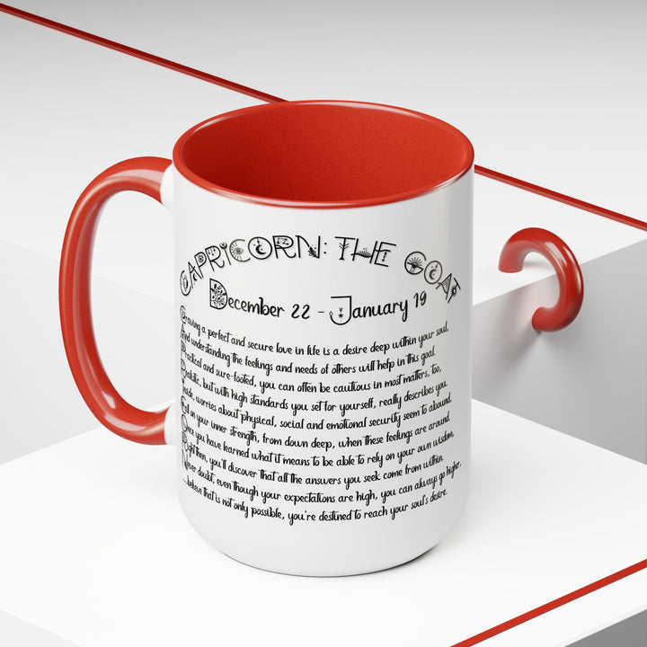 Capricorn Two-Tone Coffee Mugs - 15oz
