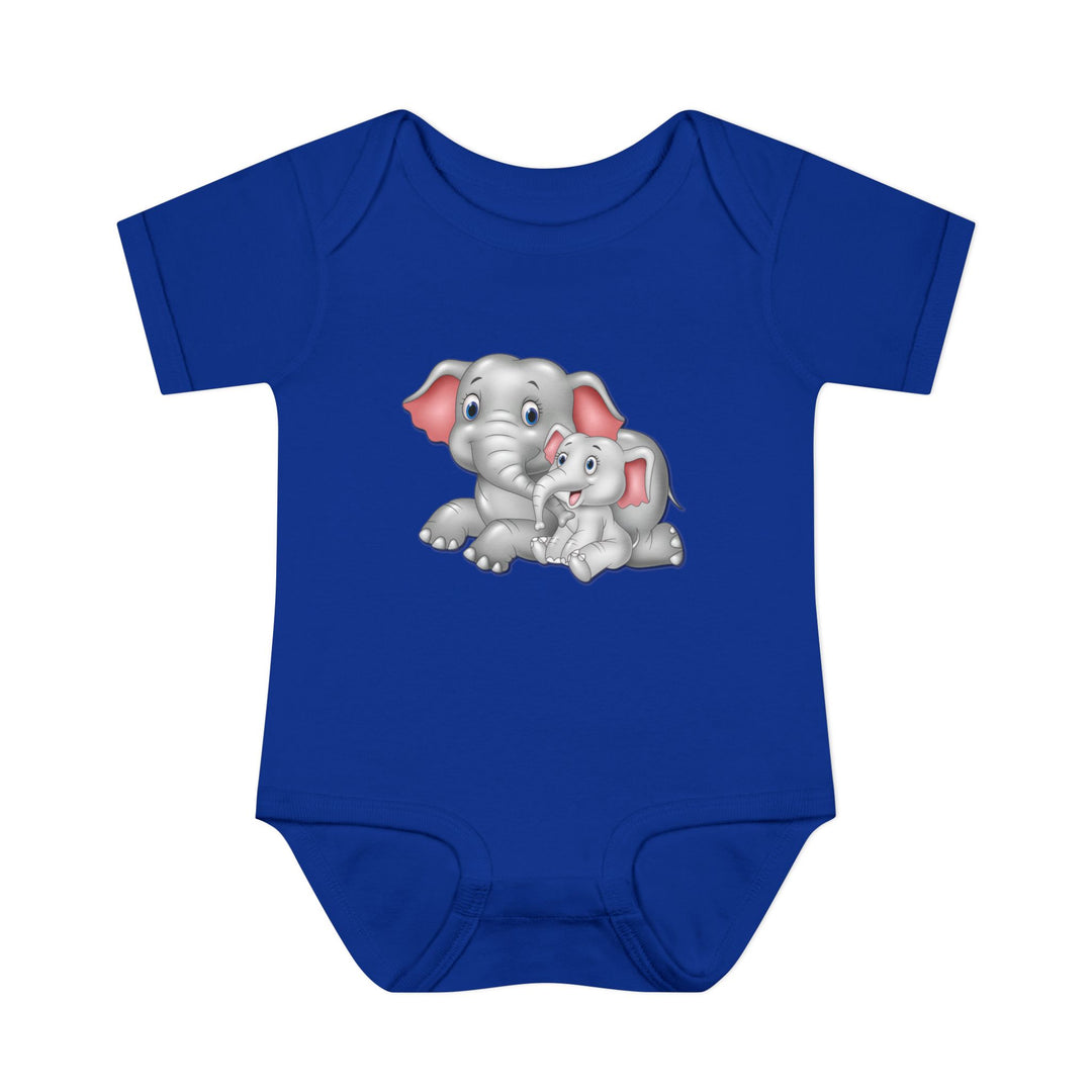 Baby Steps "It's a Girl" Acrostic Poem Bodysuit - Mommy & Baby Elephant