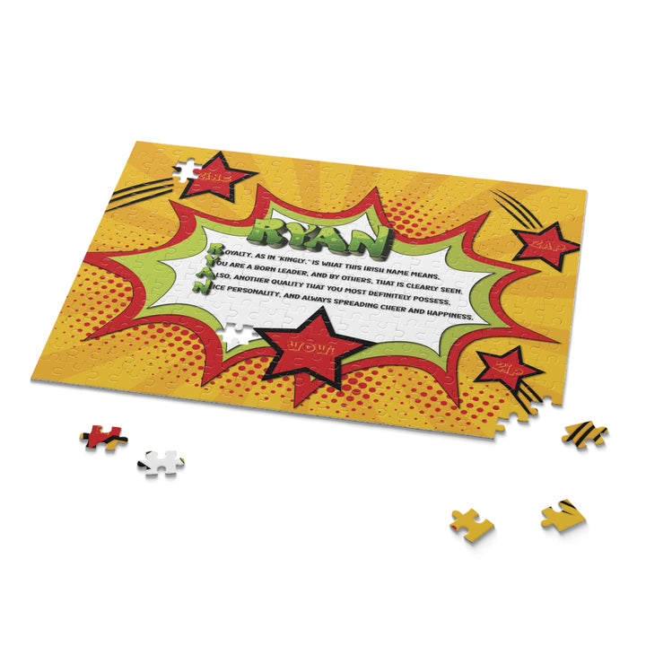 Namesakes Personalized Acrostic Name Poem Jigsaw Puzzle - Comic Style-Stars