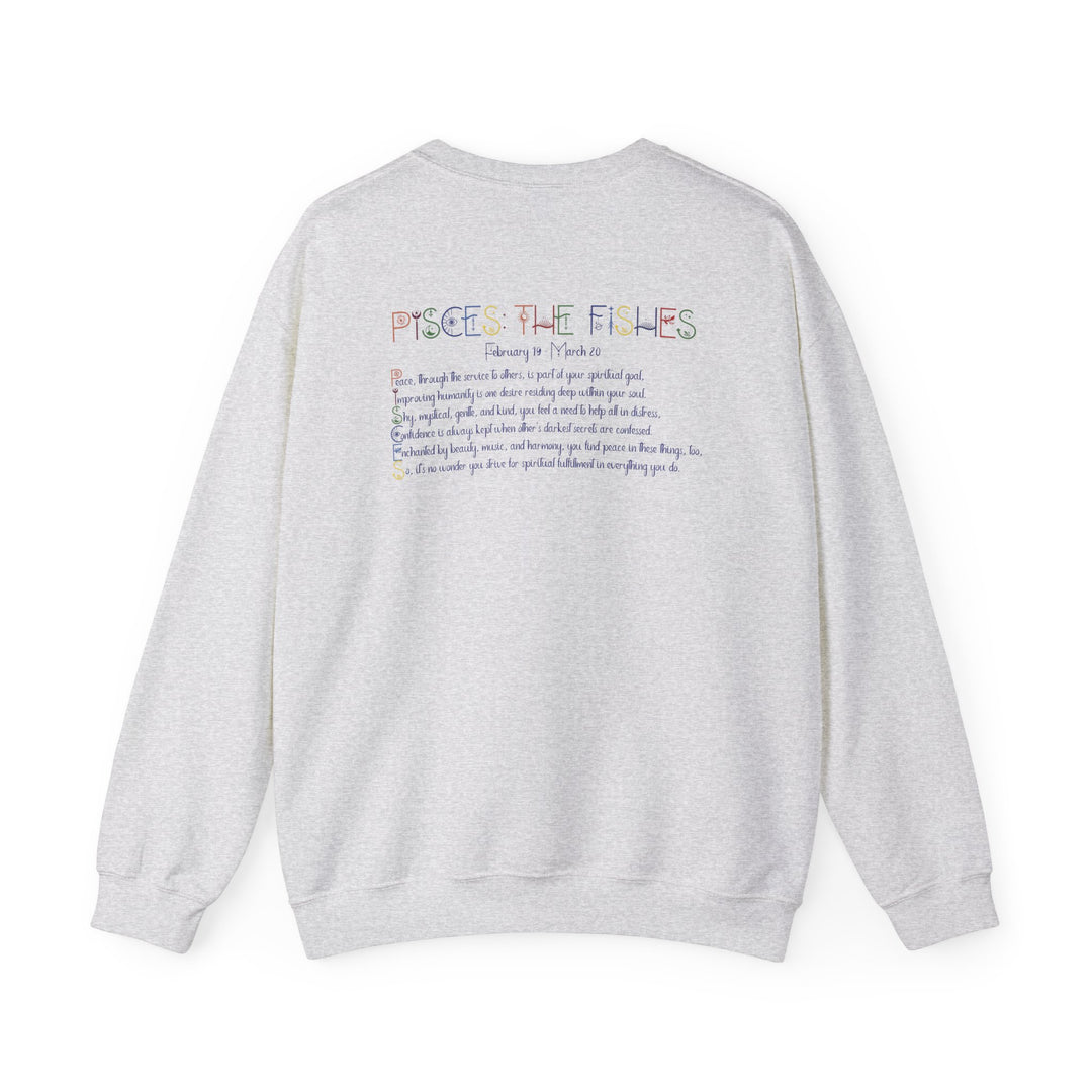 Pisces Acrostic Poem Astrology Sweatshirt - Unisex