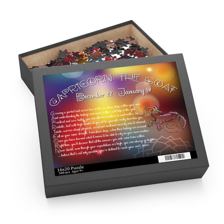 "Capricorn" Acrostic Poem Puzzle - Beams