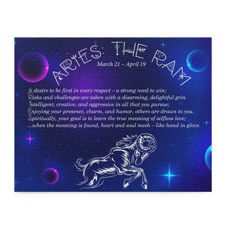 Aries Acrostic Poem Puzzle