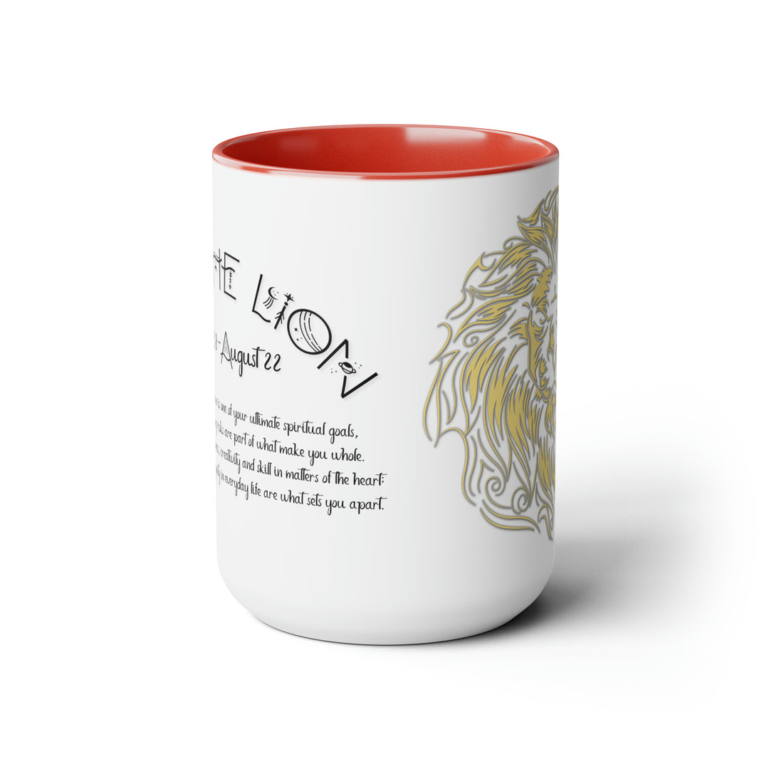 Written in the Stars Two-Tone Coffee Mugs - 15oz - Leo