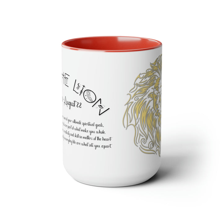 Written in the Stars Two-Tone Coffee Mugs - 15oz - Leo