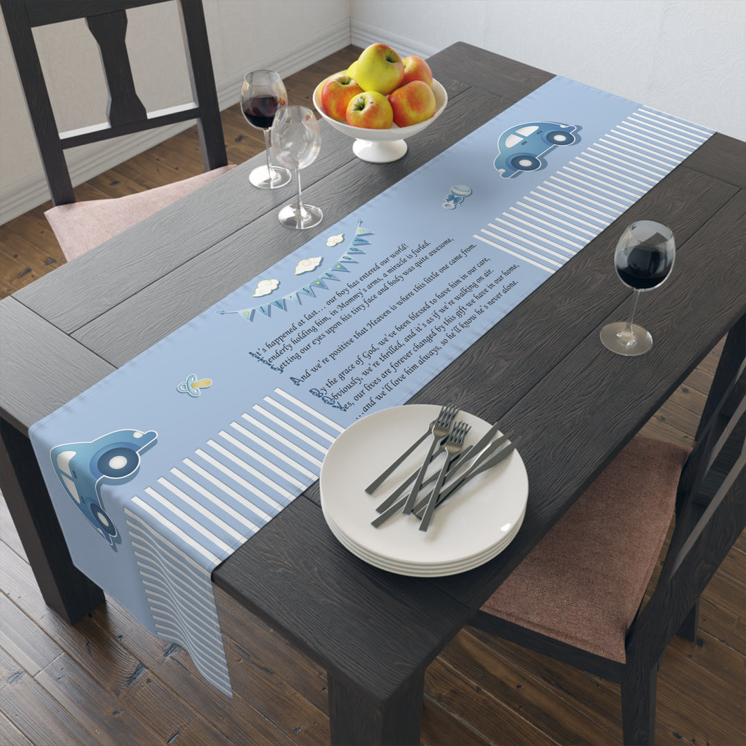“It’s a Boy” Table Runner - No Personalization