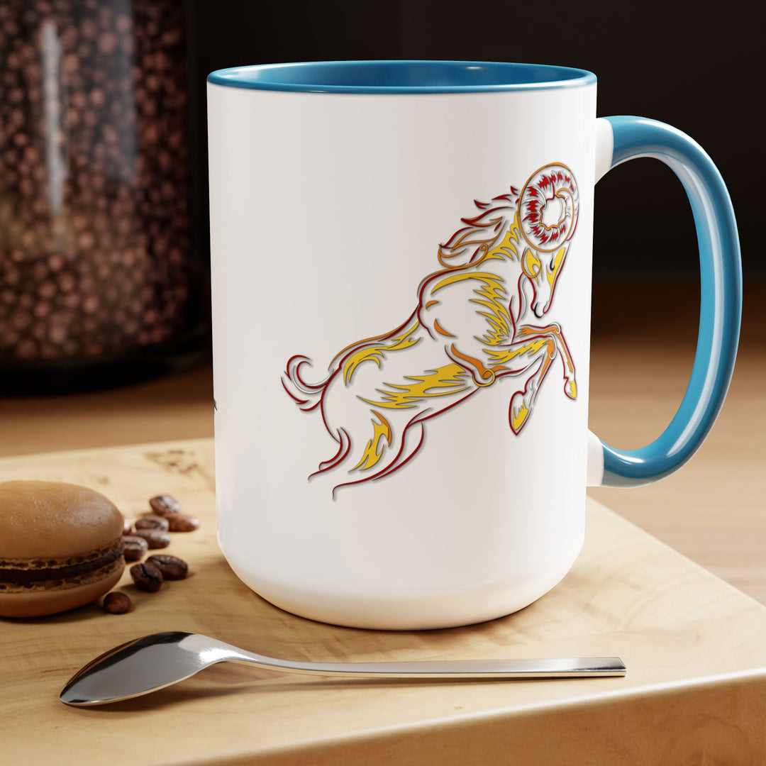 Aries Two-Tone Coffee Mugs - 15oz