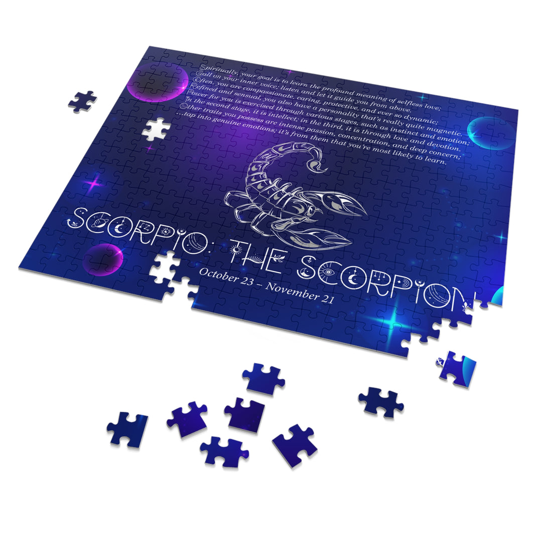 Scorpio Acrostic Poem Puzzle - Tin Box