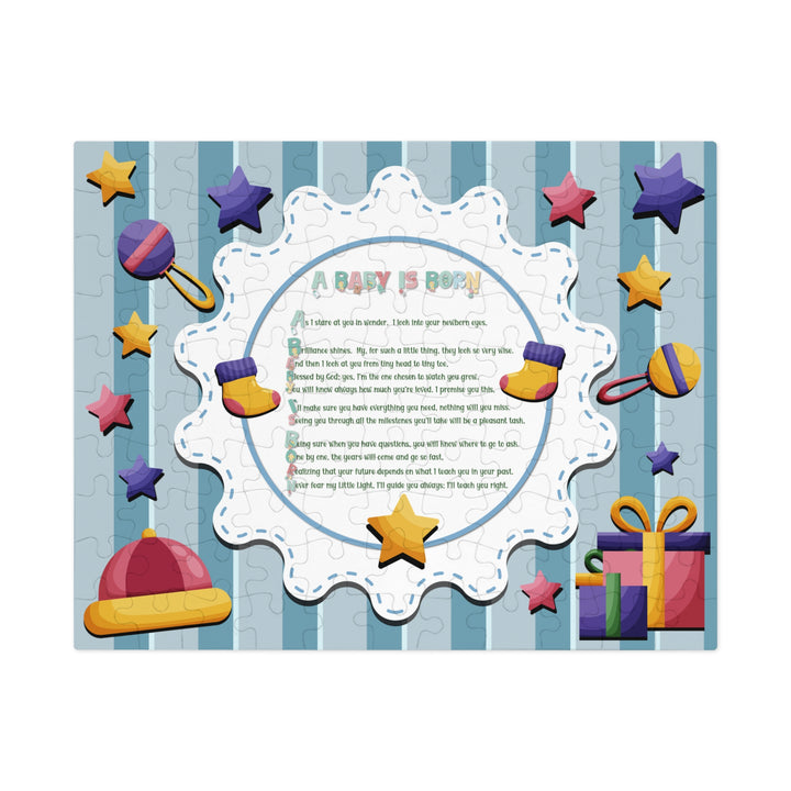 Baby Steps Acrostic Poem Jigsaw Puzzle - "A Baby is Born"