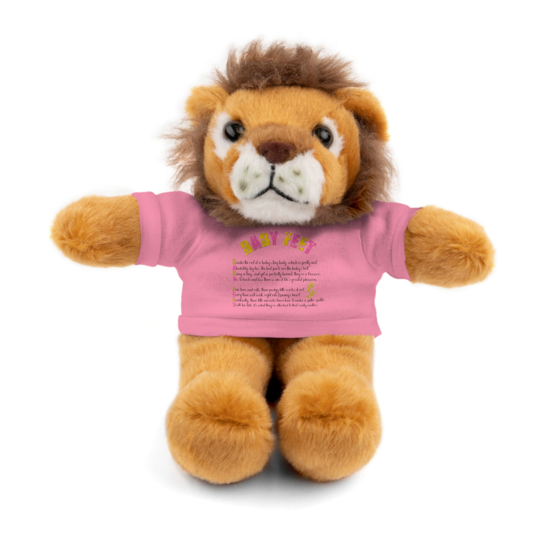 Baby Steps Stuffed Animals with Tee - Baby Feet - Gold Footprints