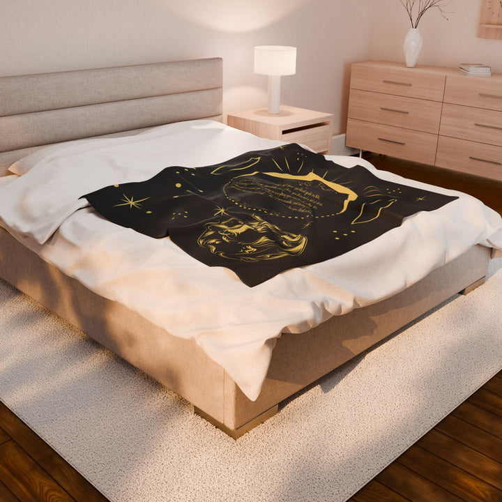 Taurus Acrostic Poem Velveteen Blanket