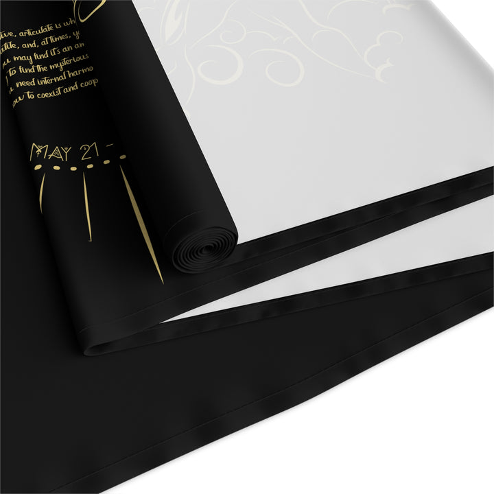 Gemini Acrostic Poem Table Runner