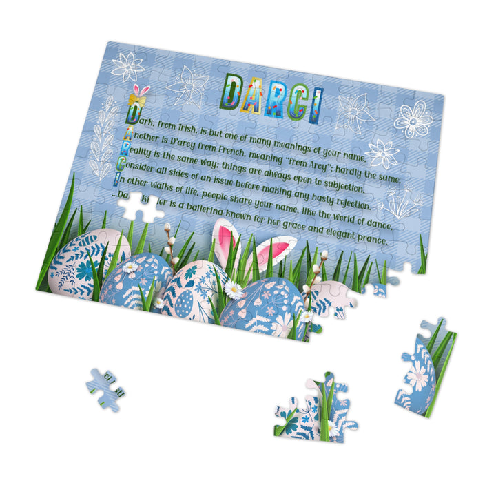 Namesakes Acrostic Poem Jigsaw Puzzle - Easter Eggs