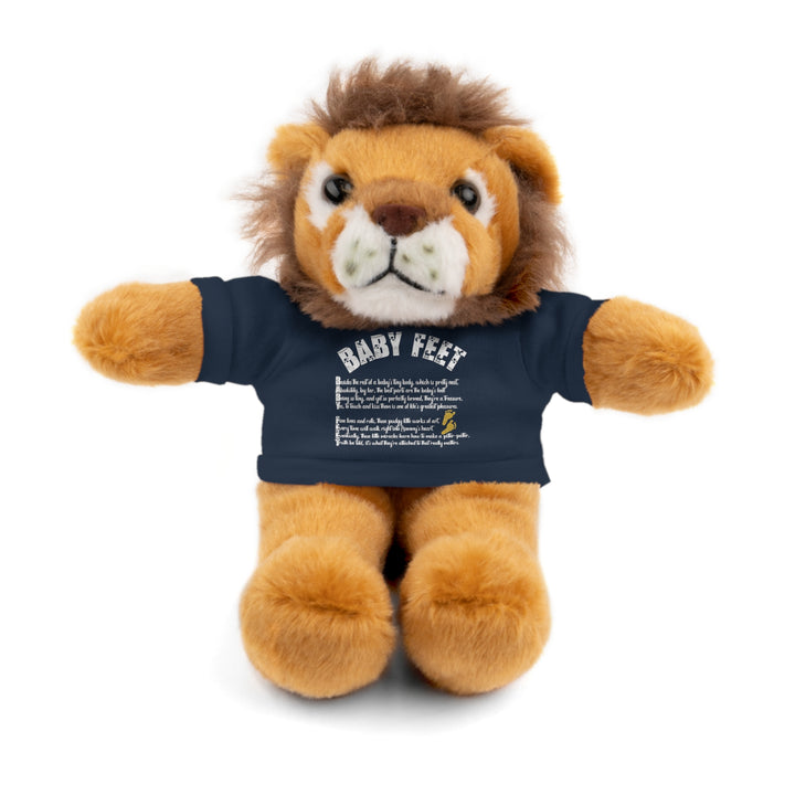 Baby Steps Stuffed Animals with Tee - Baby Feet - Gold Footprints