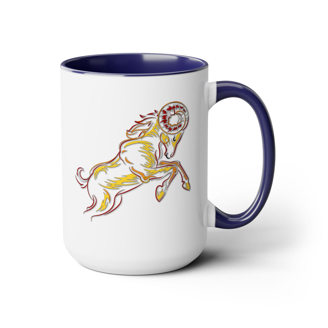 Aries Two-Tone Coffee Mugs - 15oz