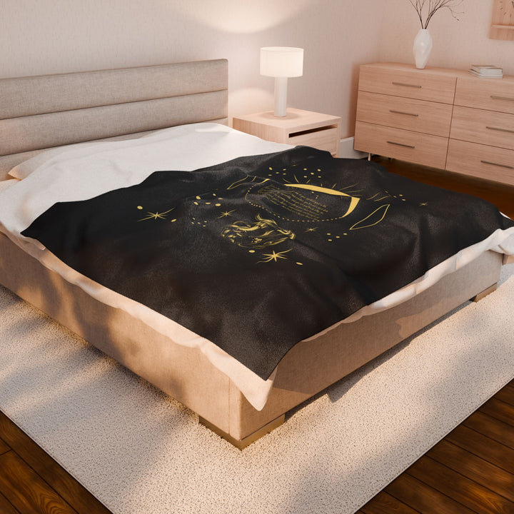 Taurus Acrostic Poem Velveteen Blanket