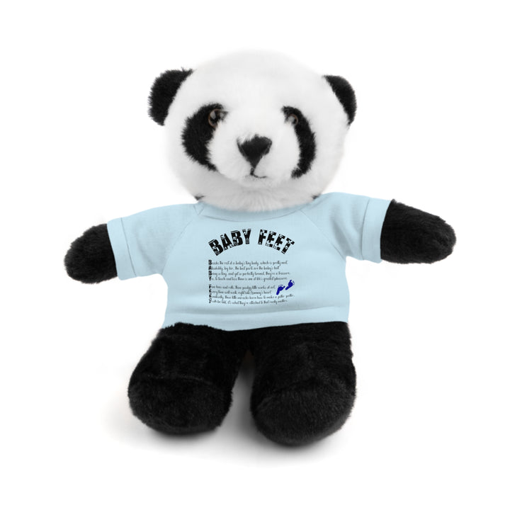 Baby Steps Stuffed Animals with Tee - Baby Feet - Blue Footprints