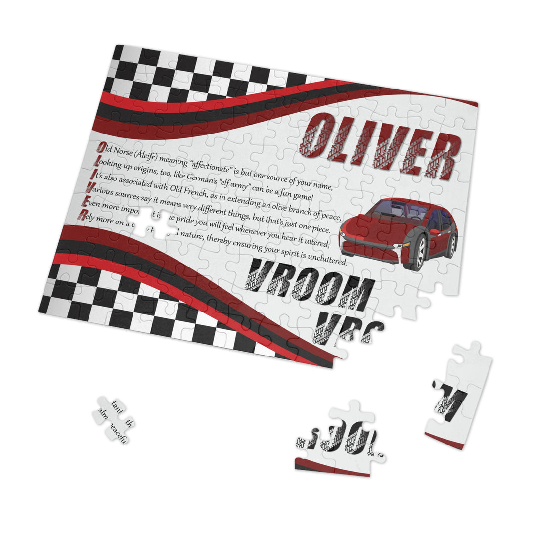 Namesakes Acrostic Poem Jigsaw Puzzle - Toy Cars