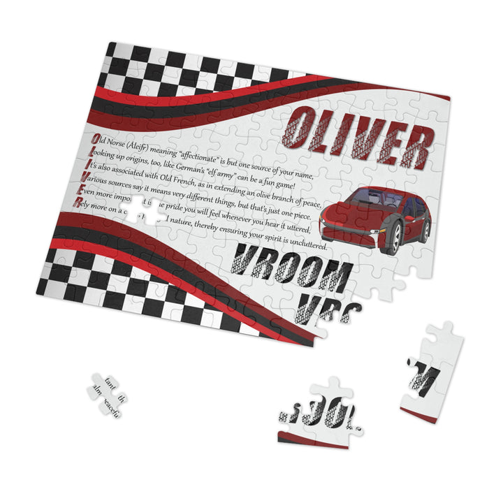 Namesakes Acrostic Poem Jigsaw Puzzle - Toy Cars