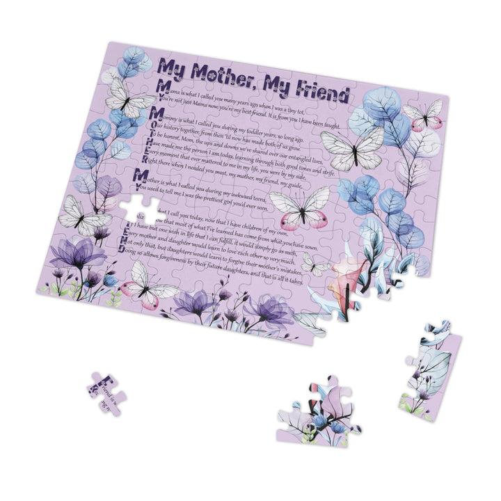 It's Just a Phrase Acrostic Poem Jigsaw Puzzle - My Mother, My Friend