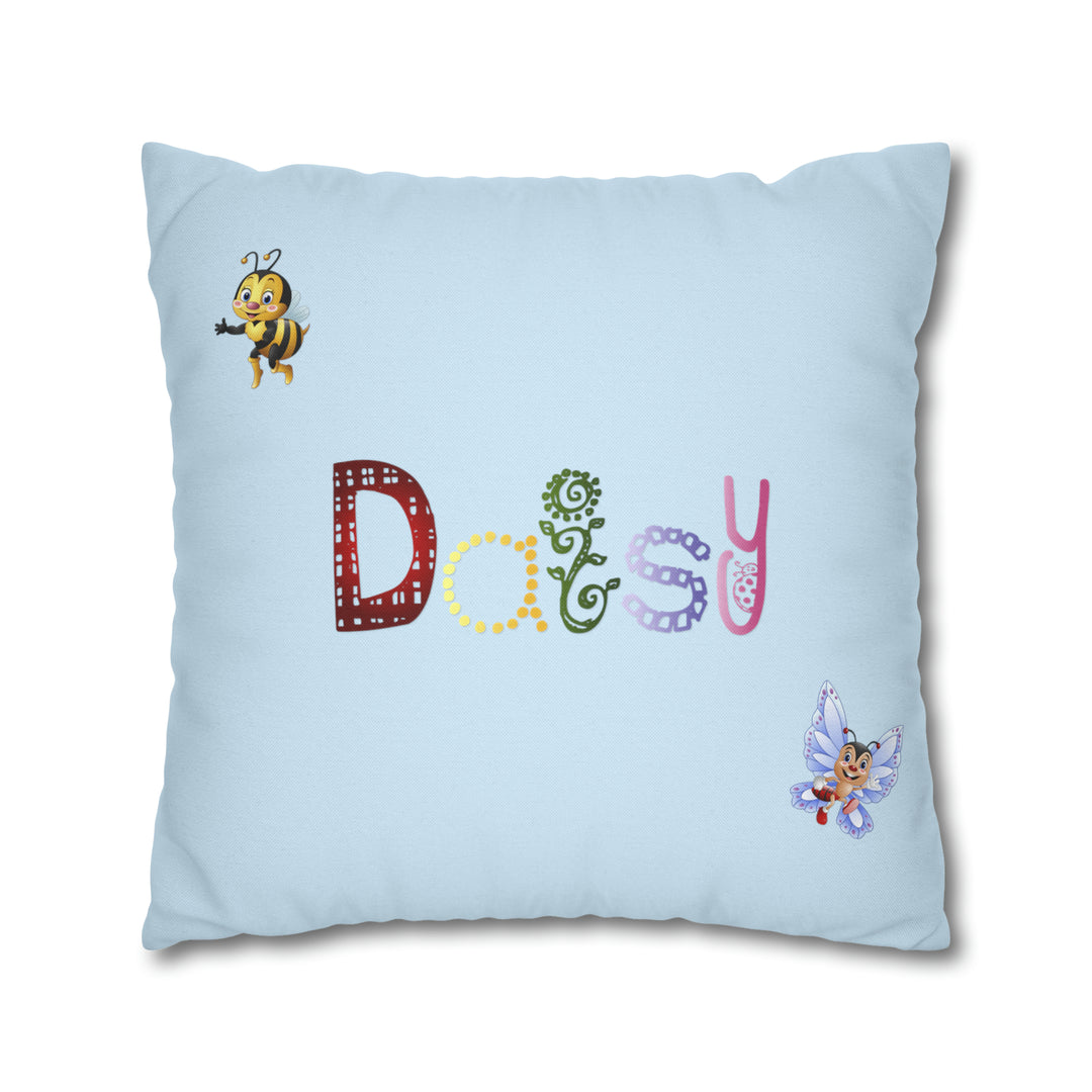 Namesakes Pillow Case Cover with Acrostic Poem Spelling Out a Name