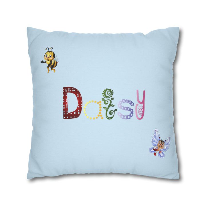 Namesakes Pillow Case Cover with Acrostic Poem Spelling Out a Name