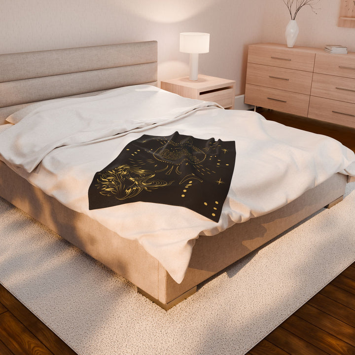 Virgo Acrostic Poem Velveteen Blanket
