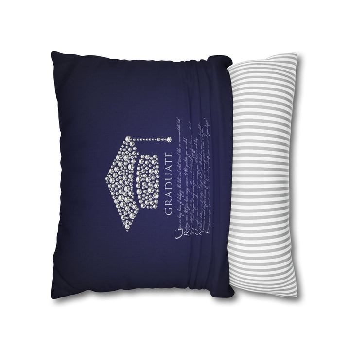 Graduate Acrostic Poem Pillow Cover