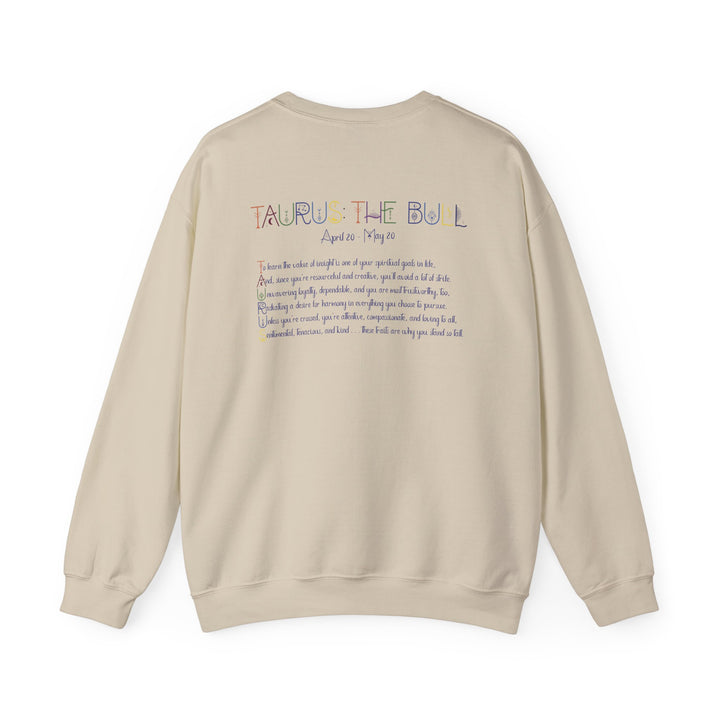 Taurus Acrostic Poem Astrology Sweatshirt - Unisex