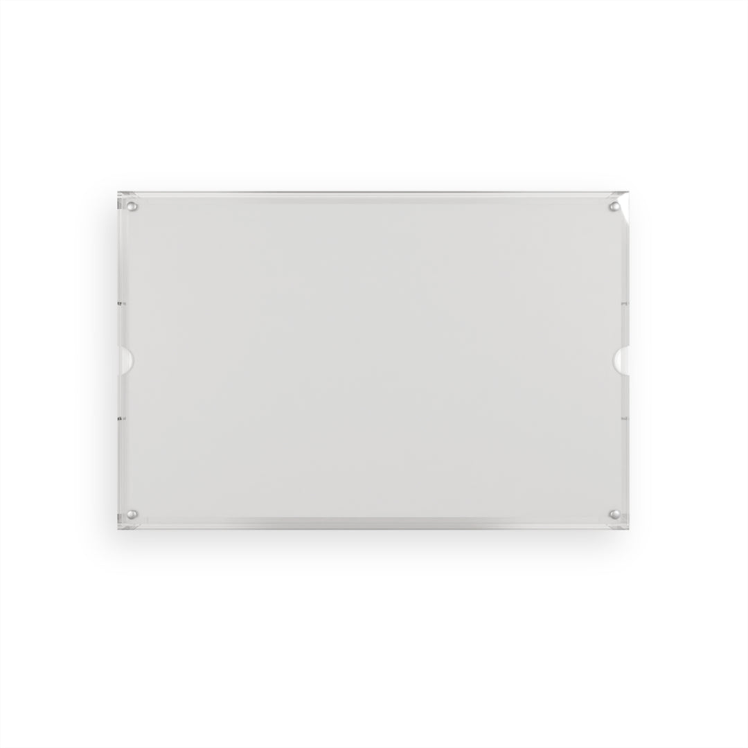 Aquarius Acrostic Poem Acrylic Serving Tray