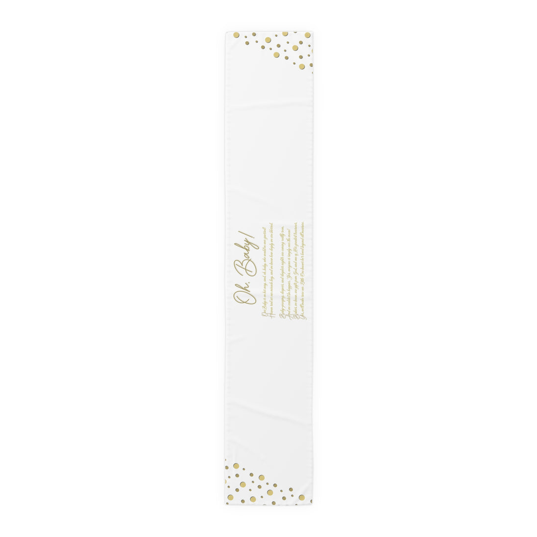 “Oh, Baby” Table Runner - No Personalization