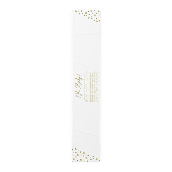 “Oh, Baby” Table Runner - No Personalization