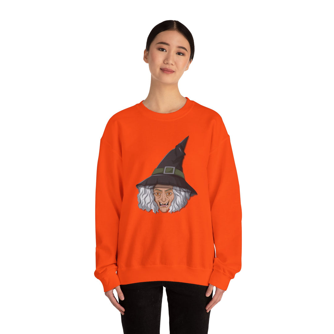 Happy Halloween Acrostic Poem Sweatshirt -  Old Witch