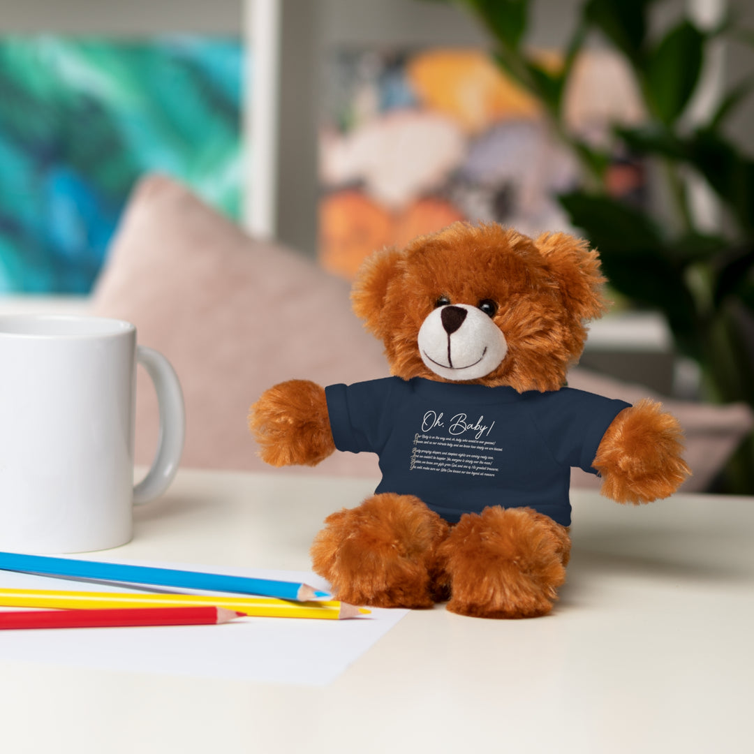 Oh, Baby Acrostic Poem Stuffed Animal Collection with T-Shirt