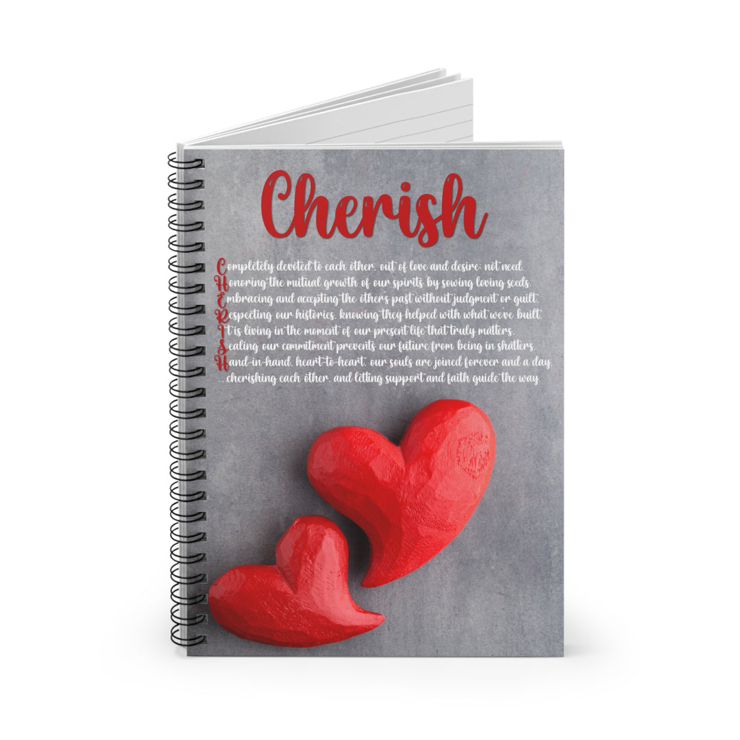 It's Just a Phrase "Cherish" Spiral Notebook - Ruled Line