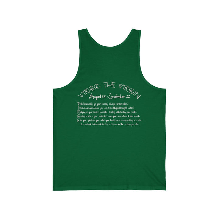 “Virgo” Acrostic Poem Unisex Jersey Tank