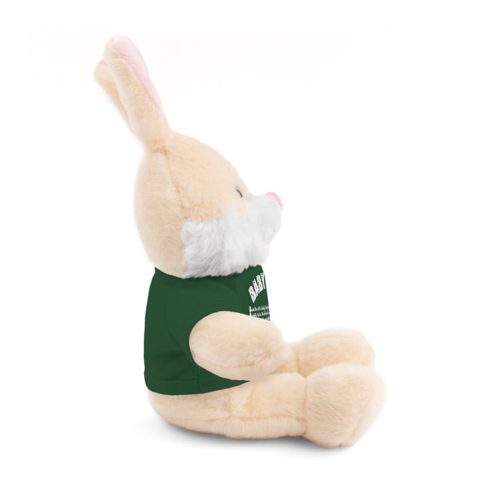 Baby Feet Acrostic Poem Stuffed Animals with Tee - Baby Feet - Gold Footprints